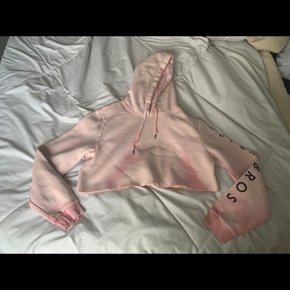 cropped dutch bros hoodie
